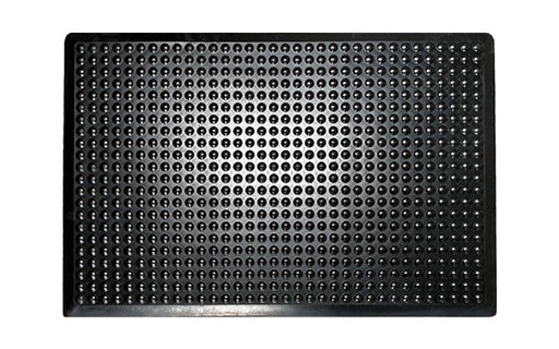 Full product image of the black supreme comfort anti-fatigue mat. The Mat Group AUS,