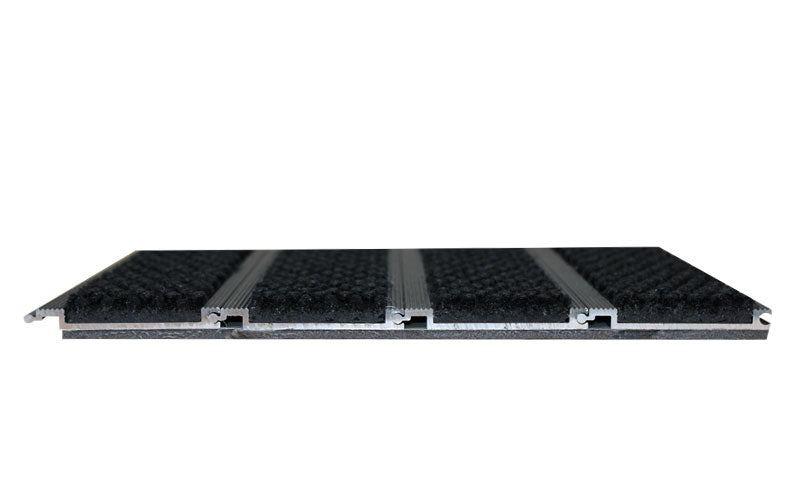 Aluminium Architectural Matting | Black Superguard Insert | Black Aluminium | Custom Size