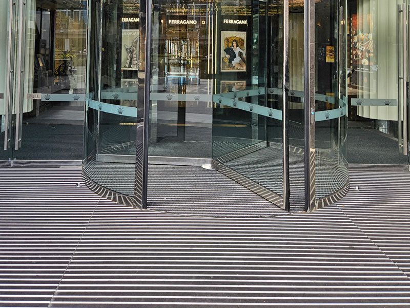Aluminium Architectural Matting | Ply Rubber Insert | Clear Aluminium | Custom Size