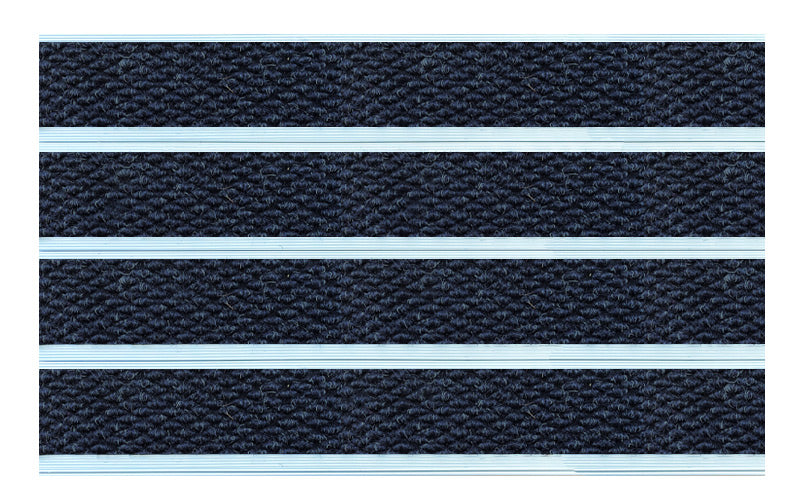 Full product image of Demin Superguard Inserts in Aluminium Architecture Mat perfect for commercial buildings