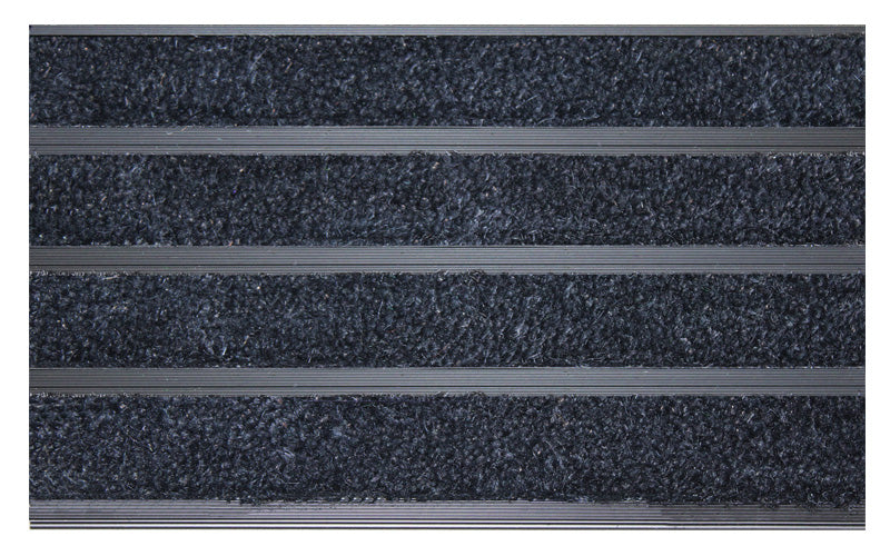 Full product image of Black Coir inserts in Black ARCHIMAT aluminium architectural matting - Made to Measure