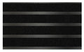 Full product image of Black Metro inserts in Black ARCHIMAT aluminium architectural matting - Made to Measure