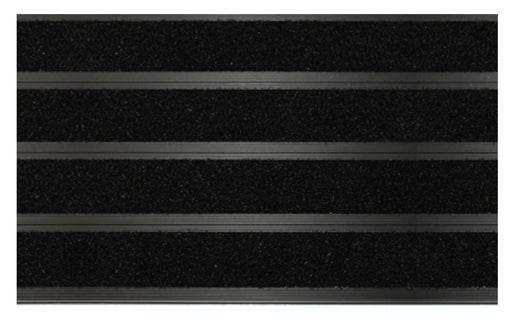 Full product image of Black Metro inserts in Black ARCHIMAT aluminium architectural matting - Made to Measure