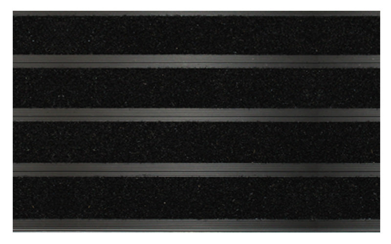 Full product image of Black Metro inserts in Black ARCHIMAT aluminium architectural matting - Made to Measure