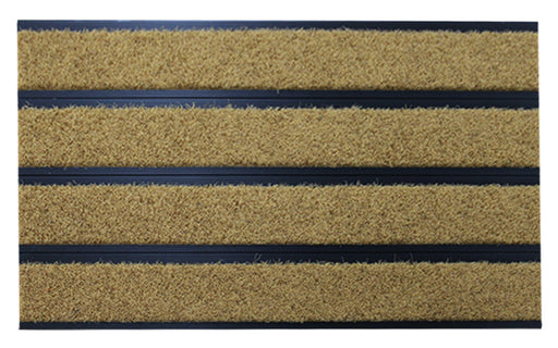 Full product image of Brown Metro inserts in Black ARCHIMAT aluminium architectural matting - Made to Measure