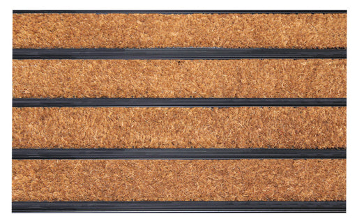Full product image of Natural Coir inserts in Black ARCHIMAT aluminium architectural matting - Made to Measure