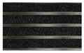 Full product image of Black Reno inserts in Black ARCHIMAT aluminium architectural matting - Made to Measure