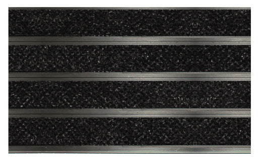 Full product image of Black Reno inserts in Black ARCHIMAT aluminium architectural matting - Made to Measure
