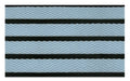 Full product image of Baby Blue Superguard inserts in Black ARCHIMAT aluminium architectural matting - Made to Measure