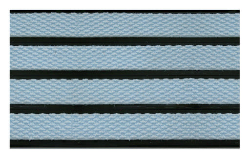 Full product image of Baby Blue Superguard inserts in Black ARCHIMAT aluminium architectural matting - Made to Measure
