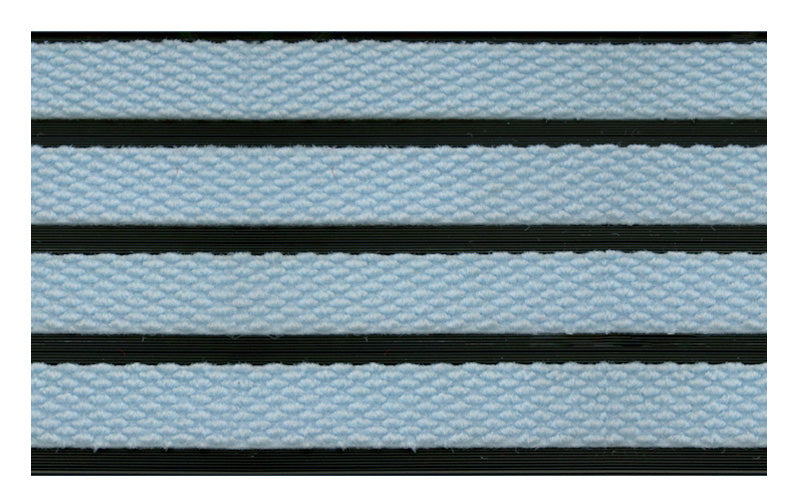 Full product image of Baby Blue Superguard inserts in Black ARCHIMAT aluminium architectural matting - Made to Measure