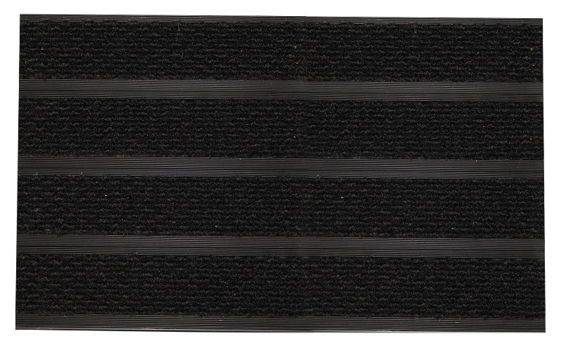 Full product image of Black Superguard inserts in Black ARCHIMAT aluminium architectural matting - Made to Measure