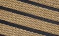 Close up image of Camel Superguard inserts in Black ARCHIMAT aluminium architectural matting