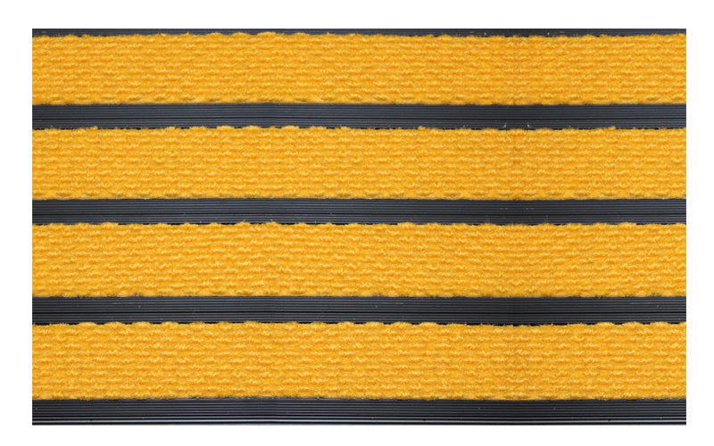 Full product image of Gold Superguard inserts in Black ARCHIMAT aluminium architectural matting - Made to Measure