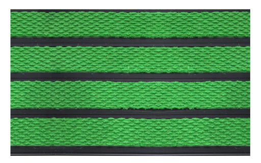 Full product image of Kelly Green Superguard inserts in Black ARCHIMAT aluminium architectural matting - Made to Measure