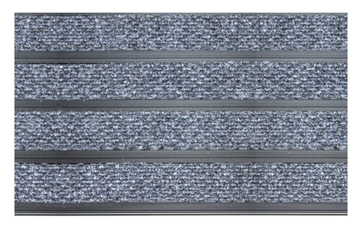 Full product image of Mid Grey Superguard inserts in Black ARCHIMAT aluminium architectural matting - Made to Measure