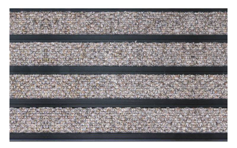 Full product image of Natural Beige Superguard inserts in Black ARCHIMAT aluminium architectural matting - Made to Measure