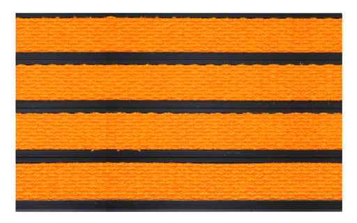 Full product image of Orange Superguard inserts in Black ARCHIMAT aluminium architectural matting - Made to Measure