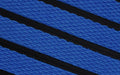 Close up image of Royal Blue Superguard inserts in Black ARCHIMAT aluminium architectural matting