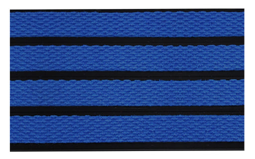 Full product image of Royal Blue Superguard inserts in Black ARCHIMAT aluminium architectural matting - Made to Measure