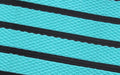 Close up image of Turquoise Superguard inserts in Black ARCHIMAT aluminium architectural matting