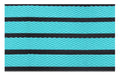 Full product image of Turquoise Superguard inserts in Black ARCHIMAT aluminium architectural matting - Made to Measure