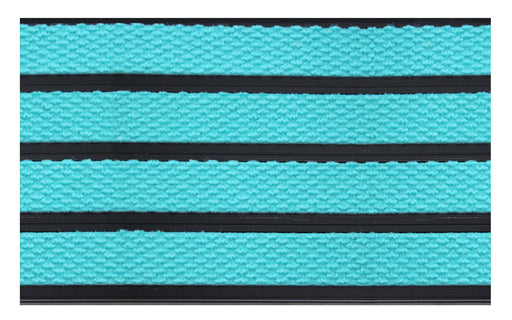 Full product image of Turquoise Superguard inserts in Black ARCHIMAT aluminium architectural matting - Made to Measure
