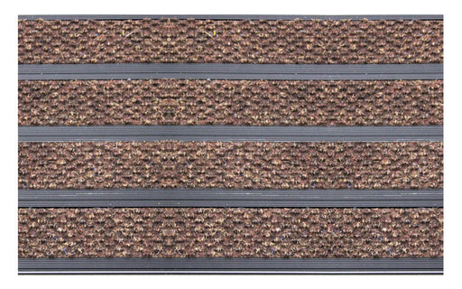 Full product image of Walnut Superguard inserts in Black ARCHIMAT aluminium architectural matting - Made to Measure