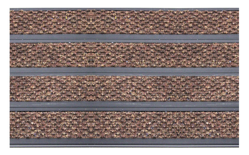 Full product image of Walnut Superguard inserts in Black ARCHIMAT aluminium architectural matting - Made to Measure