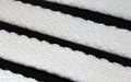 Close up image of White Superguard inserts in Black ARCHIMAT aluminium architectural matting