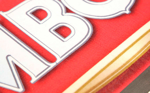Close up image of the printed custom bar mat perfect for pubs, restaurants and cafes
