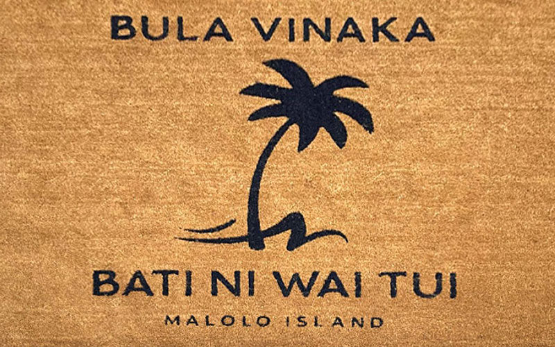 Coir Logo Inlay Mat | Natural | Custom Size