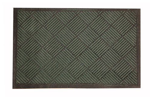 Full product image of the olive CleanScrape Mat perfect for high foot traffic areas,