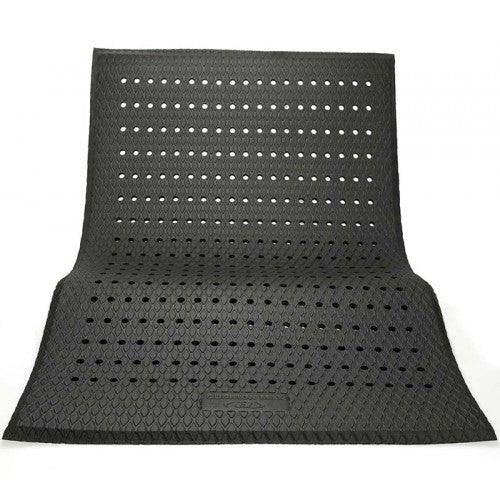 Cushion Max Mat with holes is flexible.