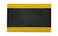 Full product image of Anti-fatigue mat called Diamond Foam Mat in black with yellow safety edges