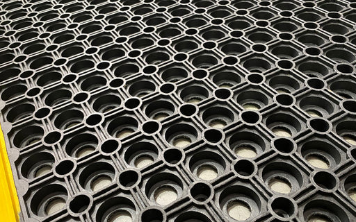 Close up image of Engineers Mat with drainage holes