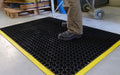 Insitu image of Black and Yellow Rubber Engineers Mat in Industrial Environment.