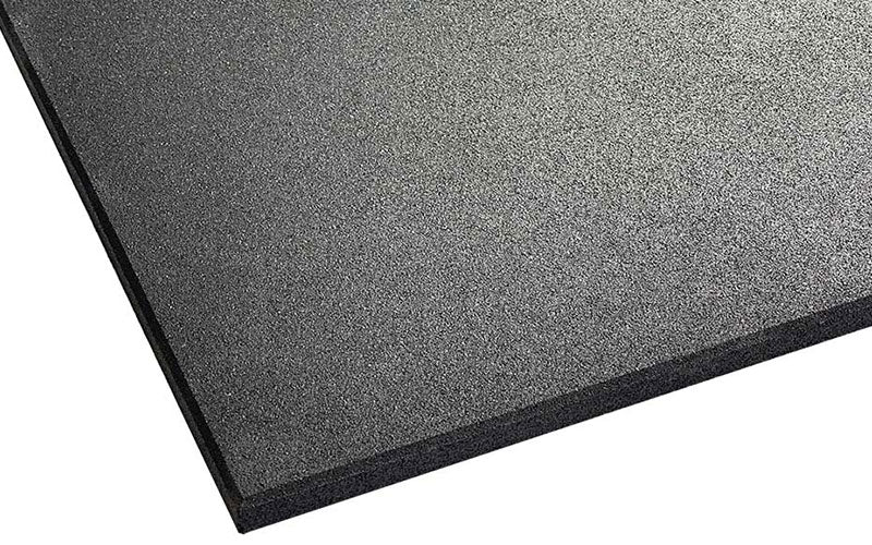 Corner product image of black Rubber Gym Mat