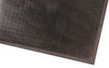 Corner product image of black nitrile rubber Happy Feet Texture Top Mat