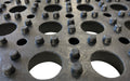 Product image of back of Oct-O-Mat used for areas requiring heavy duty drainage and is made from a natural rubber compound