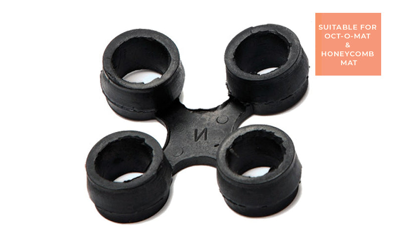 Oct Rod Connector Oct-O-Mat & Honeycomb Connectors | Rubber | The Mat Group AUS