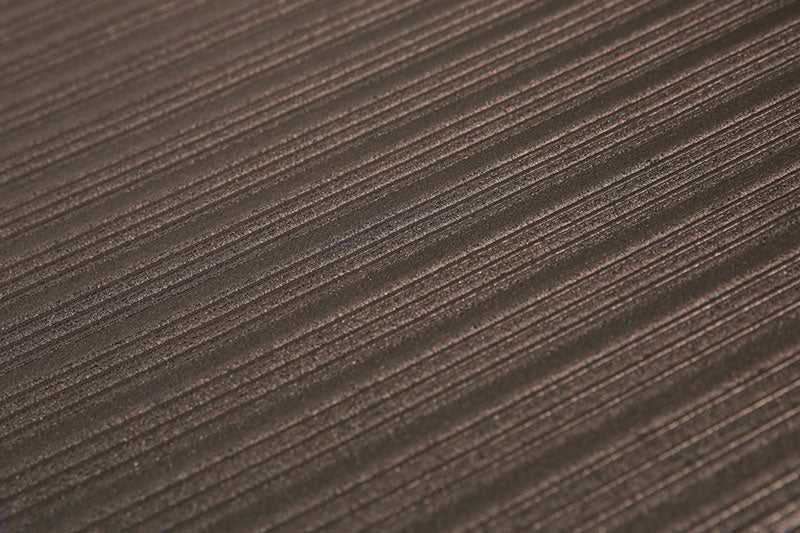 Close up product image of black, anti-fatigue Ribbed Cushion Mat
