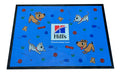 Full mat image of a Rubber Promotional Mat for a Veterinary Clinic.