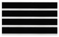 Full product image of Black Metro inserts in Silver ARCHIMAT aluminium architectural matting - Made to Measure