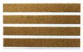 Full product image of Brown Metro inserts in Silver ARCHIMAT aluminium architectural matting - Made to Measure