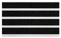 Full product image of Black Reno inserts in Silver ARCHIMAT aluminium architectural matting - Made to Measure