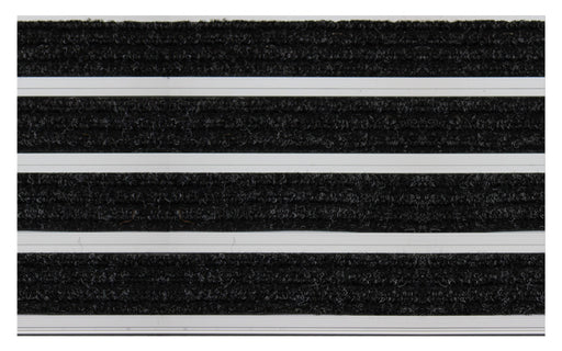Full product image of Super Brush inserts in Silver ARCHIMAT aluminium architectural matting - Made to Measure