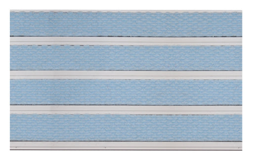 Full product image of Baby Blue Superguard inserts in Silver ARCHIMAT aluminium architectural matting - Made to Measure
