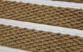 Close up image of Camel Superguard inserts in Silver ARCHIMAT aluminium architectural matting