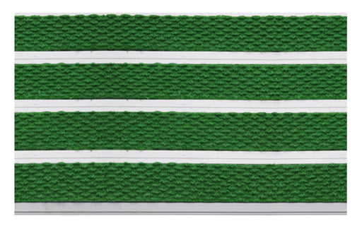 Full product image of Kelly Green Superguard inserts in Silver ARCHIMAT aluminium architectural matting - Made to Measure